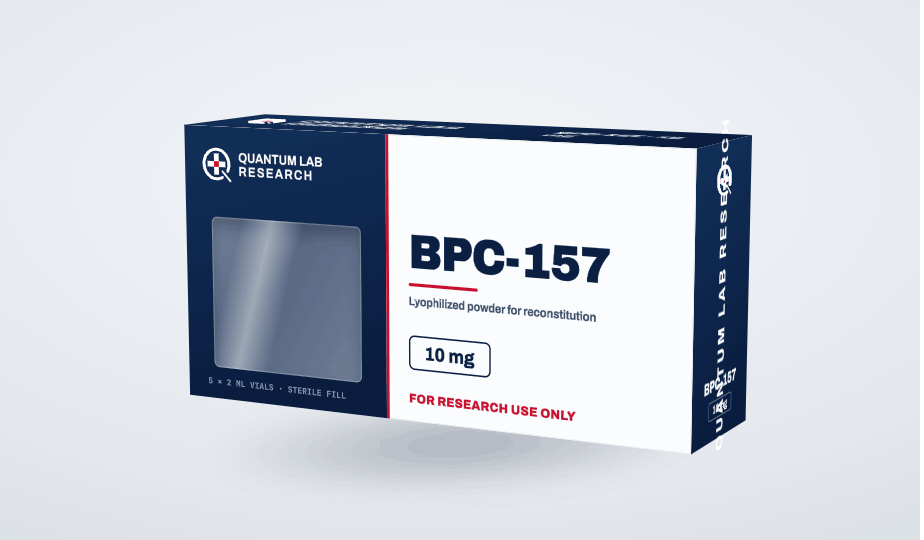 Quantum Lab Research BPC-157 carton packaging