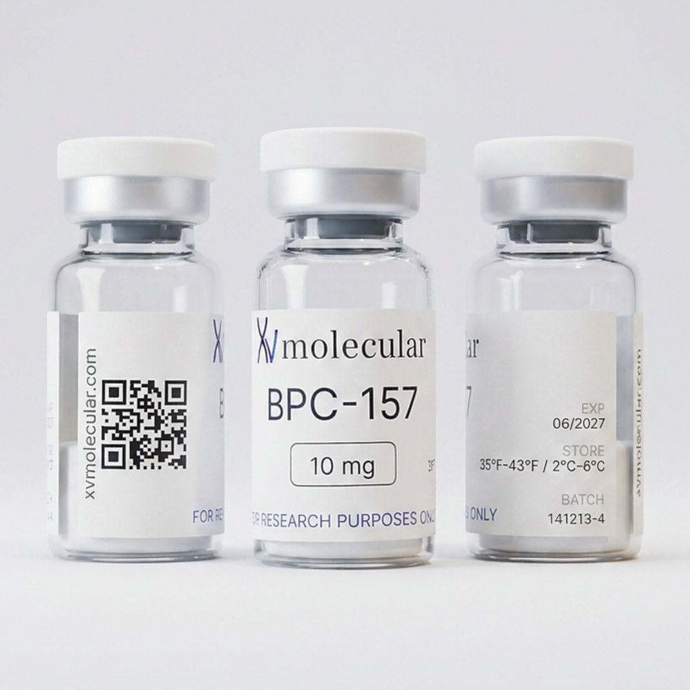 Three XV Molecular BPC-157 10 mg vials